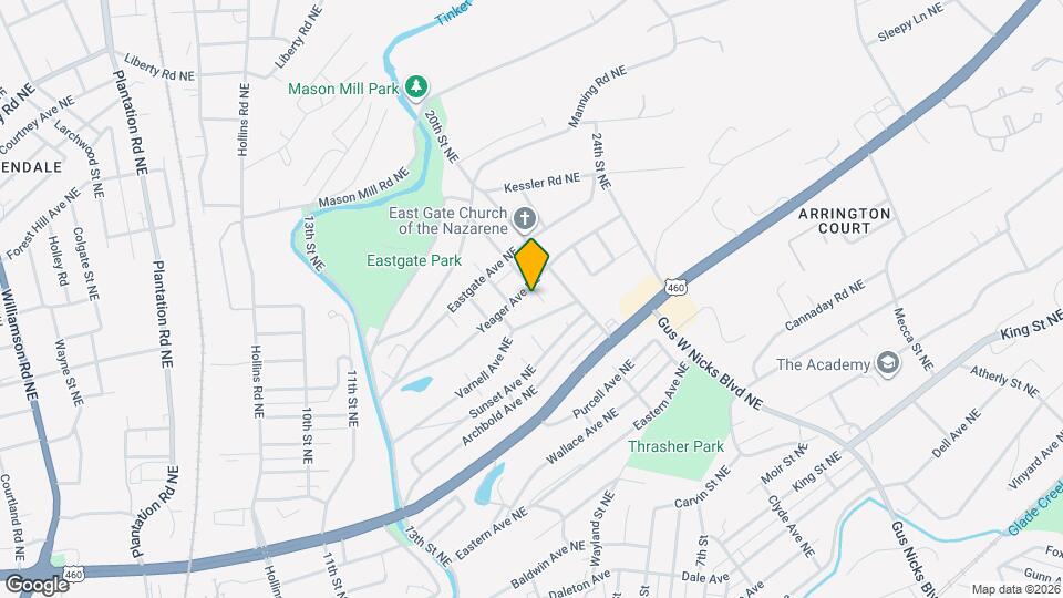 1520 19th St NE Map and Location Details