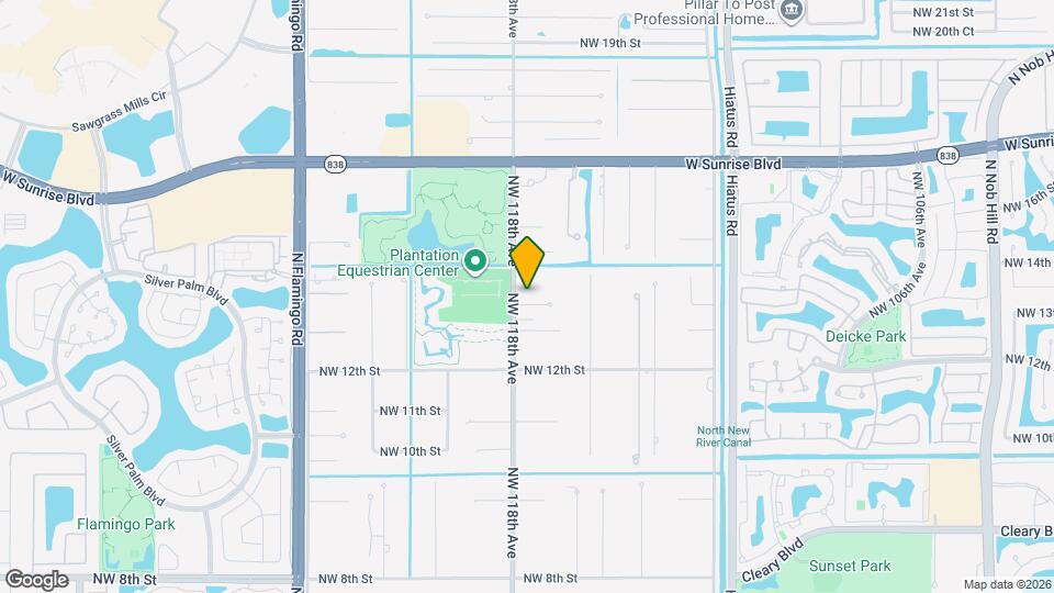 11781 NW 14th St Map and Location Details