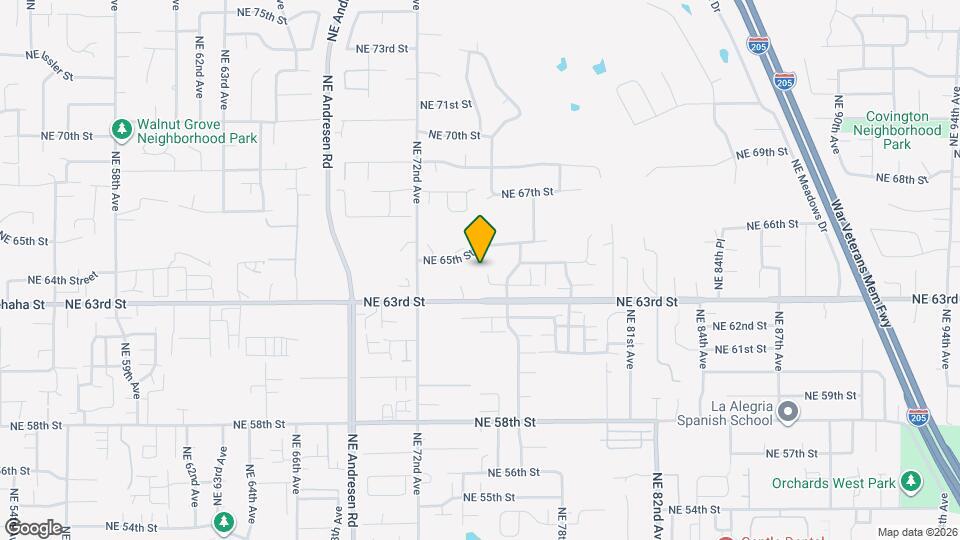 7415 NE 64th Cir Map and Location Details