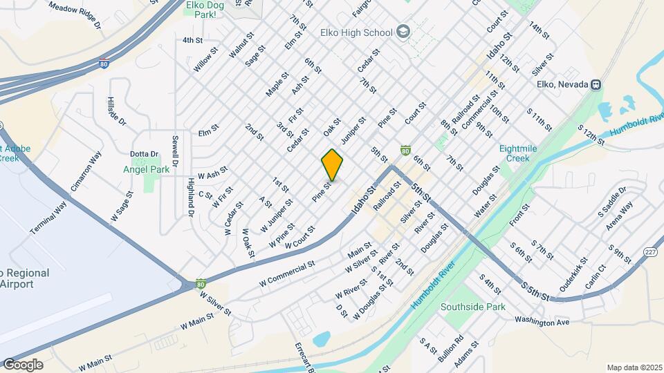 248 Pine St, Unit Furnished Apartment Map and Location Details