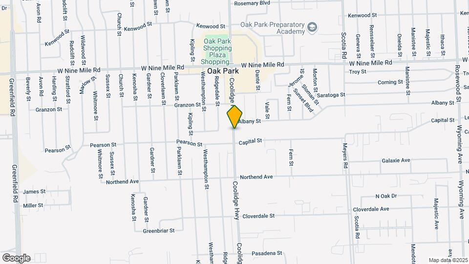 21860 Coolidge Hwy Map and Location Details
