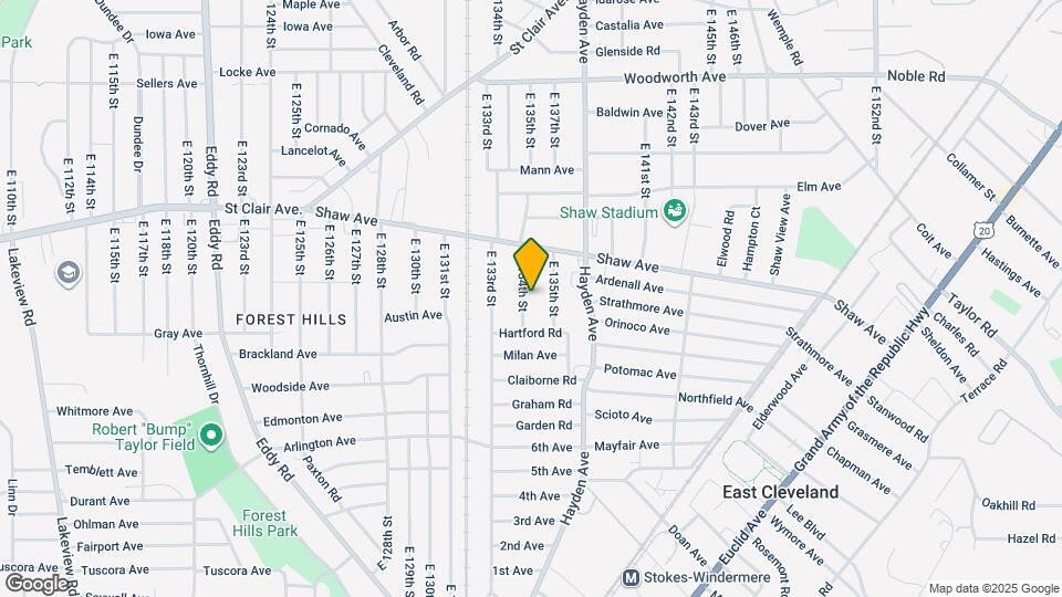 1459 E 134th St Map and Location Details