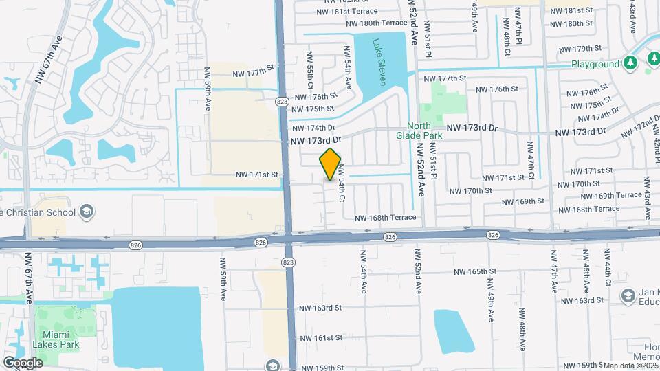 5469 NW 170th Terrace Map and Location Details