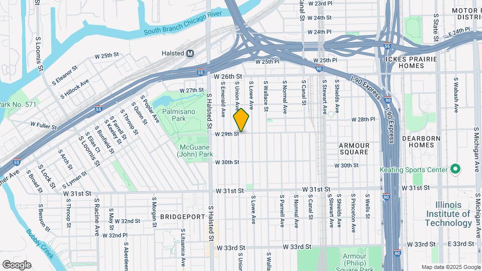2901 S Union Ave Map and Location Details