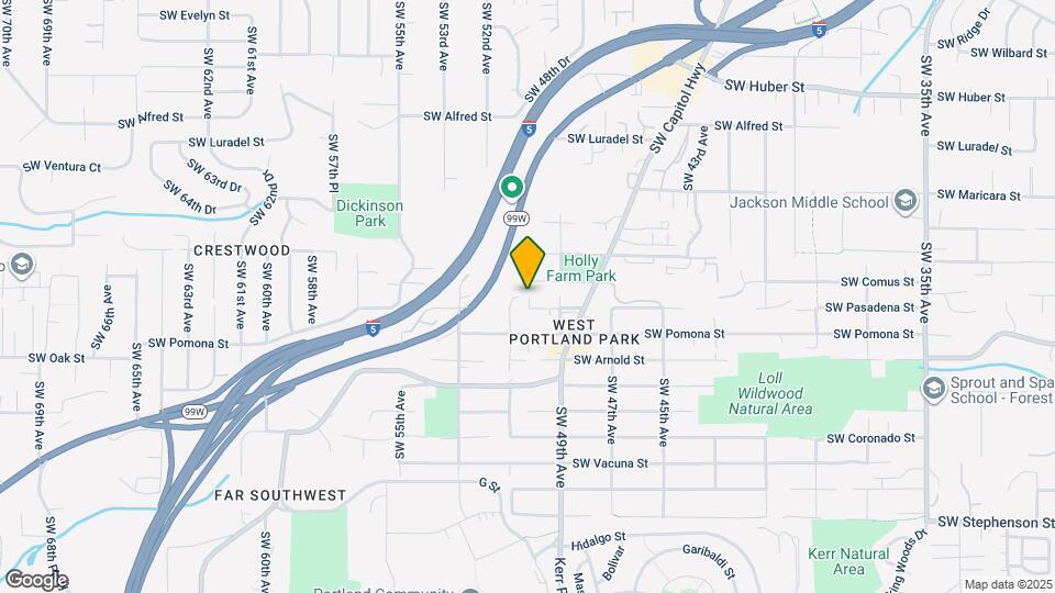 5023-5033-5033 SW Pasadena St Map and Location Details