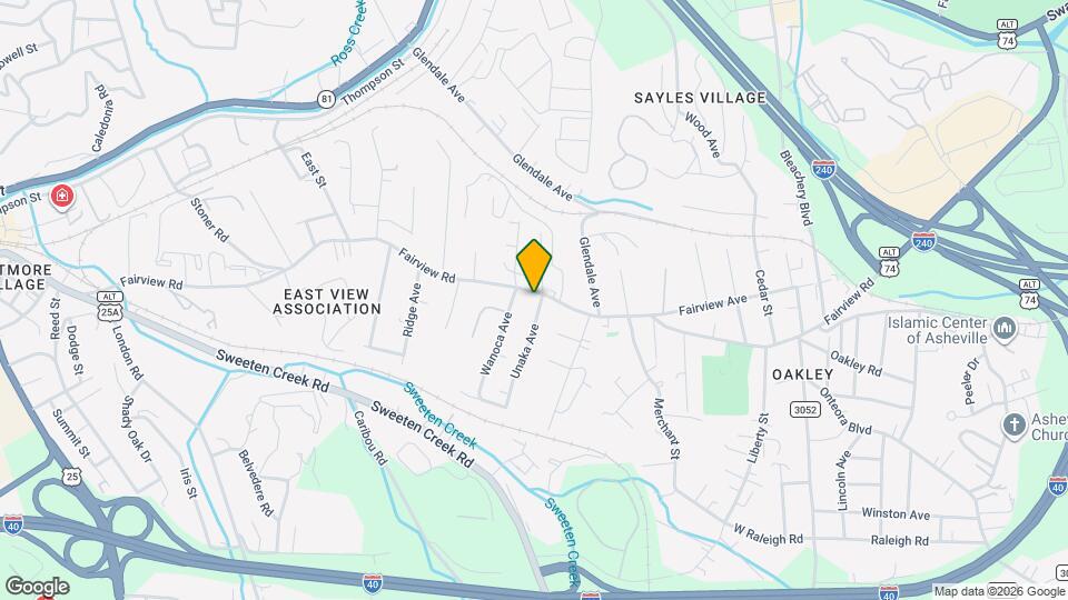 535 Fairview Rd Map and Location Details