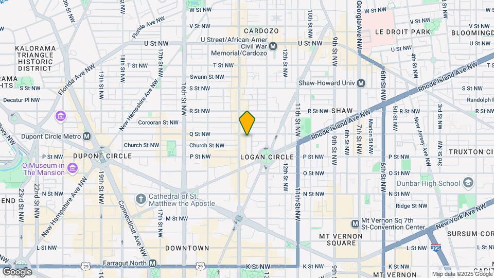 1340 Q St NW-Unit -Unit 31 Map and Location Details