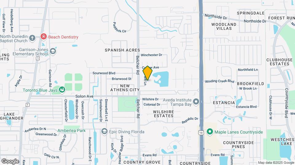 3041 Park Ln, Unit A Map and Location Details