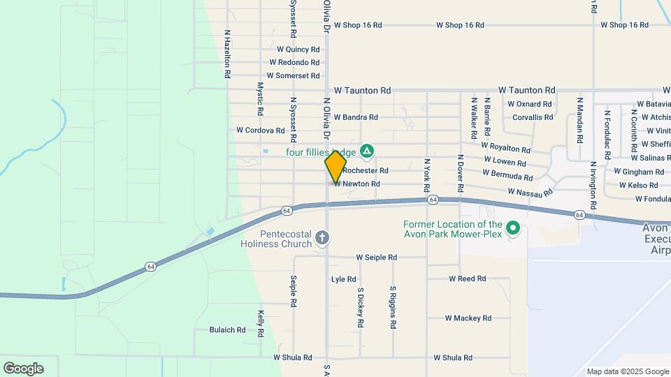 2695 W Newton Rd Map and Location Details