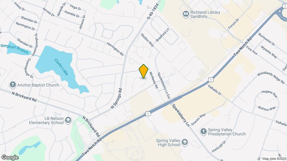 313 Thornridge Rd Map and Location Details