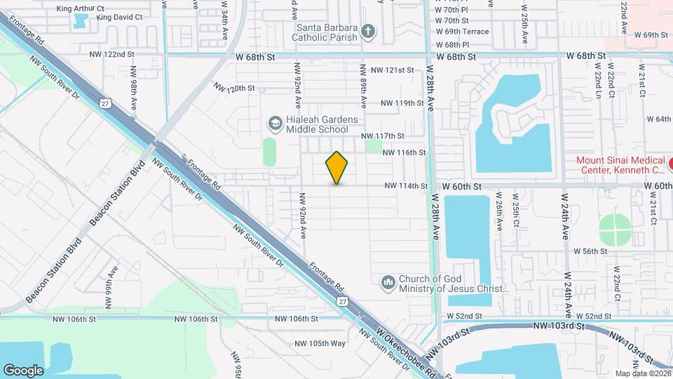 9076 NW 114th St Map and Location Details