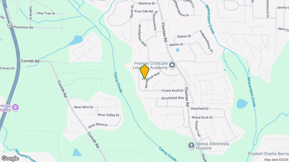 9383 Wood Knoll Ln Map and Location Details