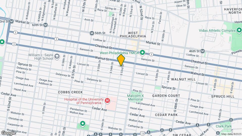 220 S 53rd St Map and Location Details