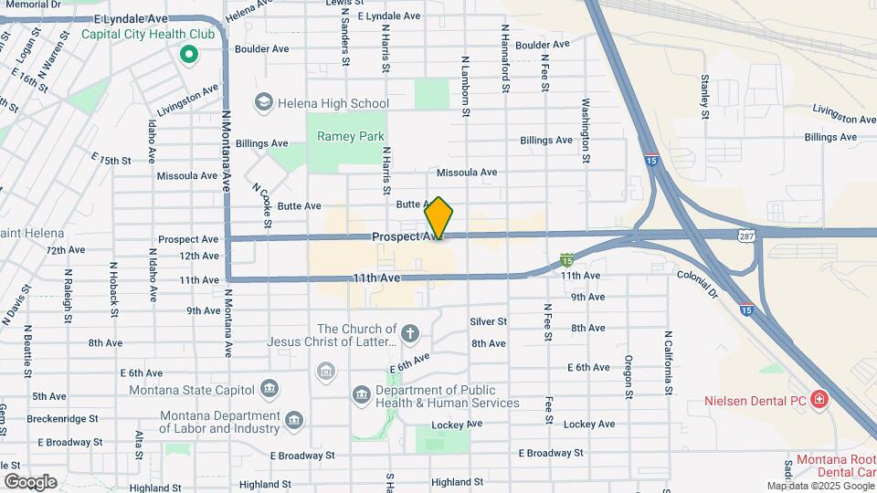 1701 Prospect Ave Map and Location Details