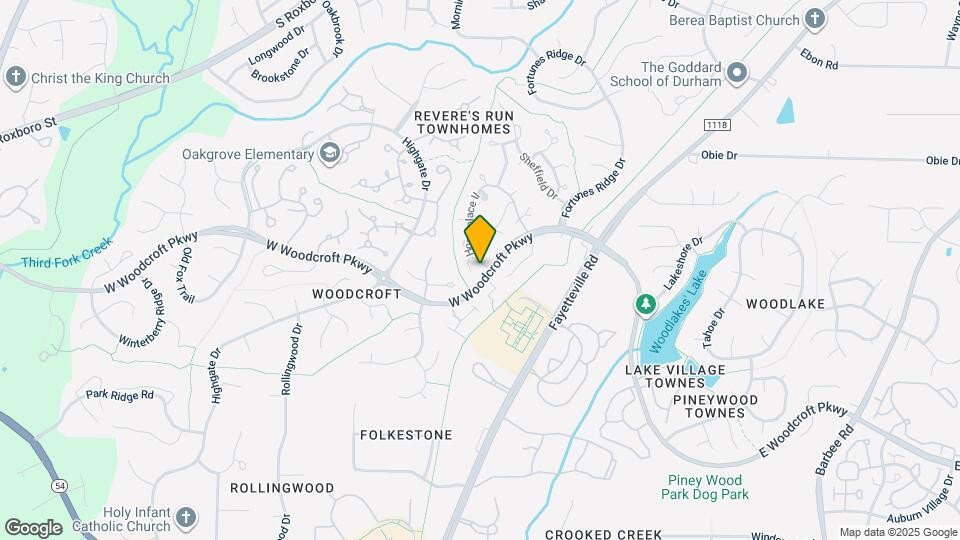 300 W Woodcroft Pkwy Map and Location Details