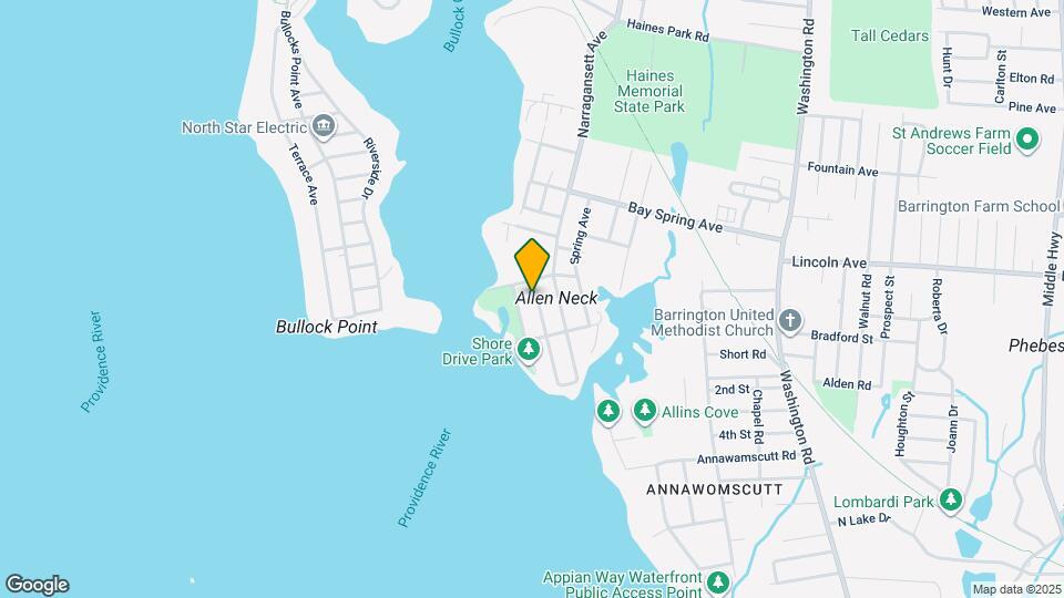 74 Blanding Ave Map and Location Details