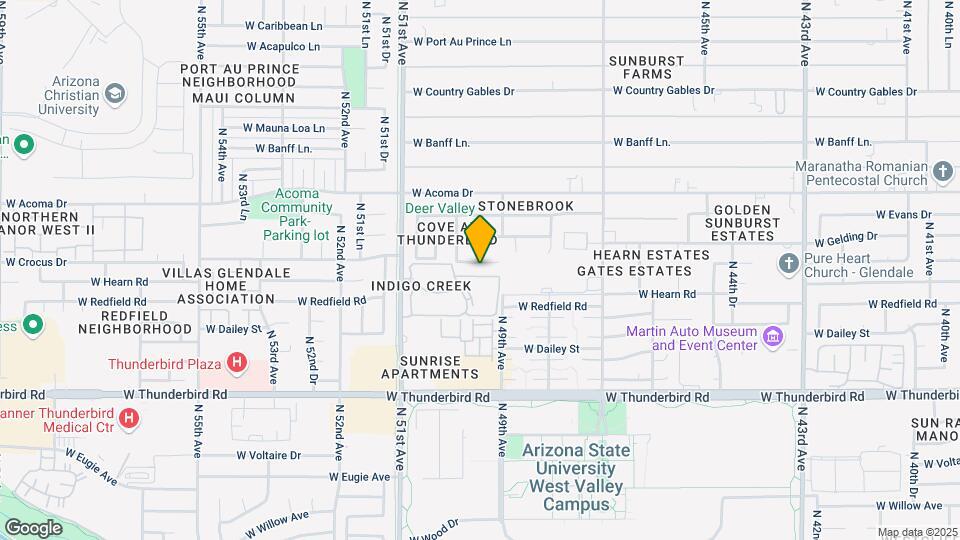 4917 W Crocus Dr Map and Location Details