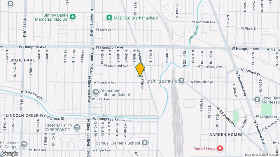 4617 N 37th St Mapa y Detalles de la Ubicación