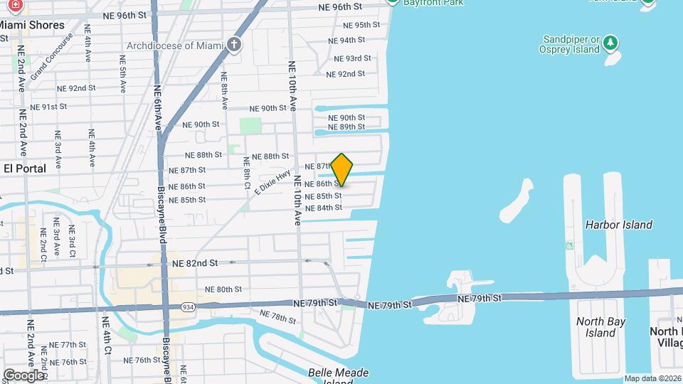 1201 NE 85th St Map and Location Details