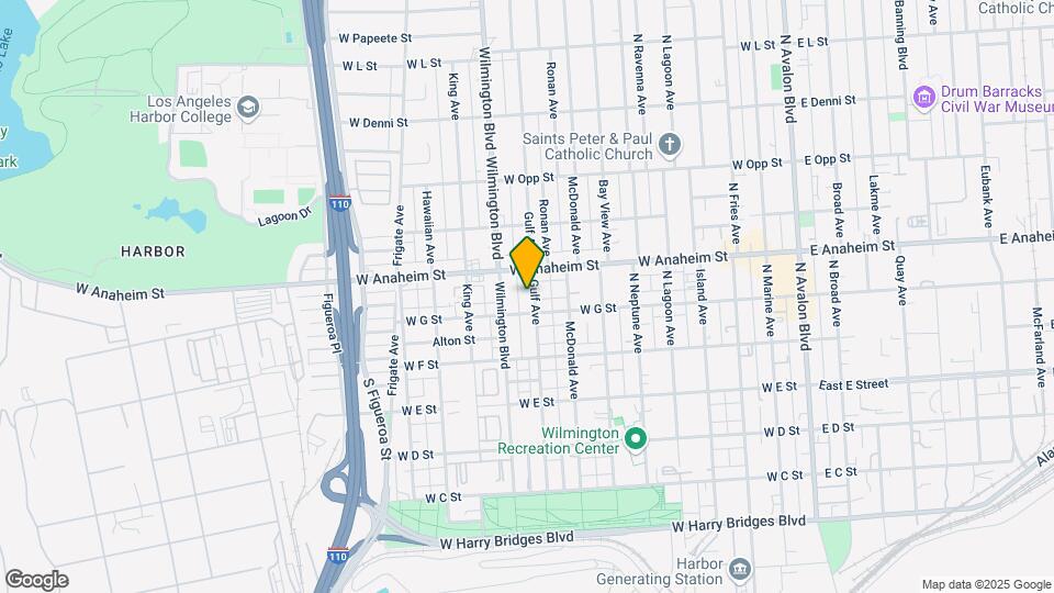 715 Gulf Ave Mapa y Detalles de la Ubicación