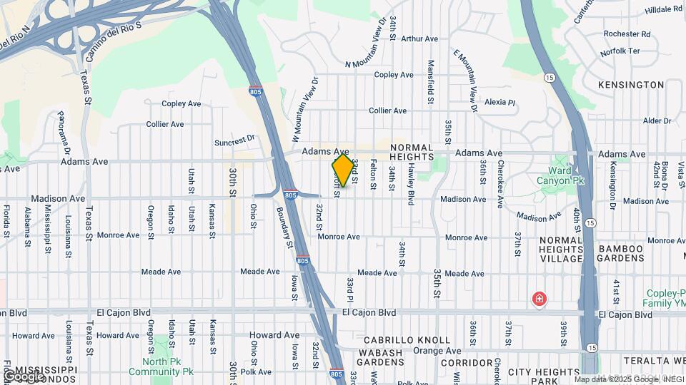 4609 Bancroft St Map and Location Details