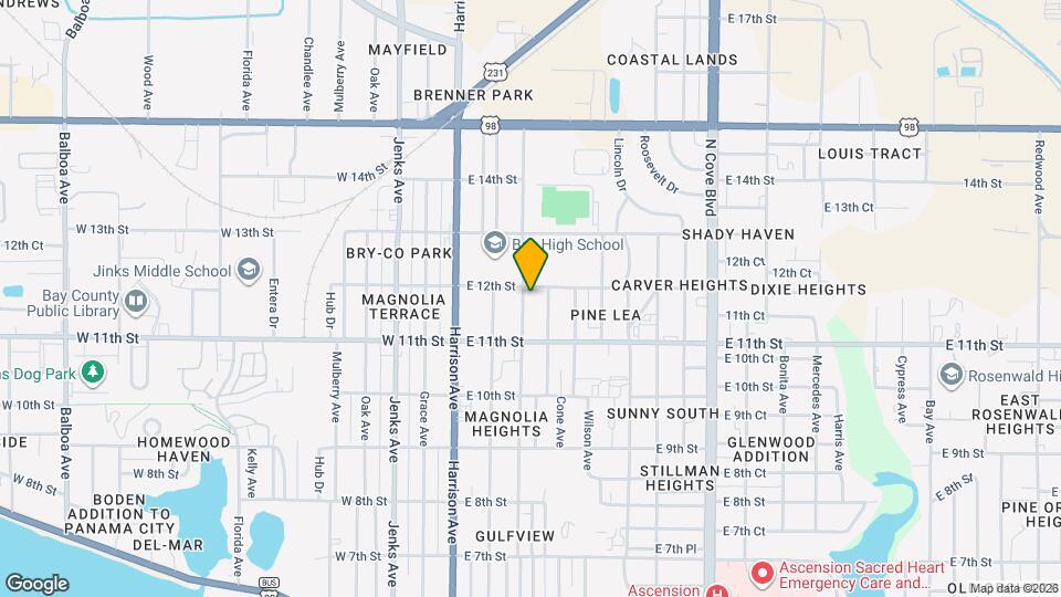 1114 McKenzie Ave Mapa y Detalles de la Ubicación