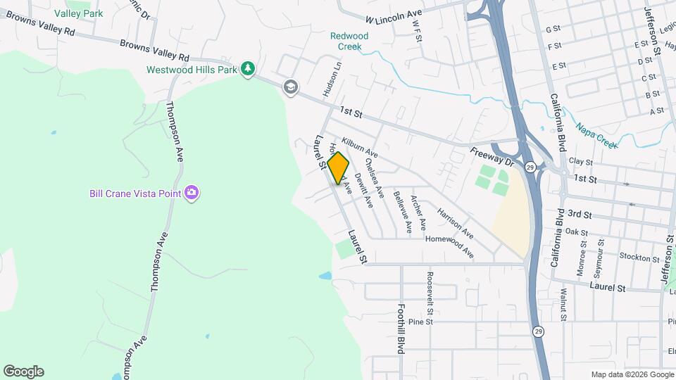 3120 Laurel St Map and Location Details