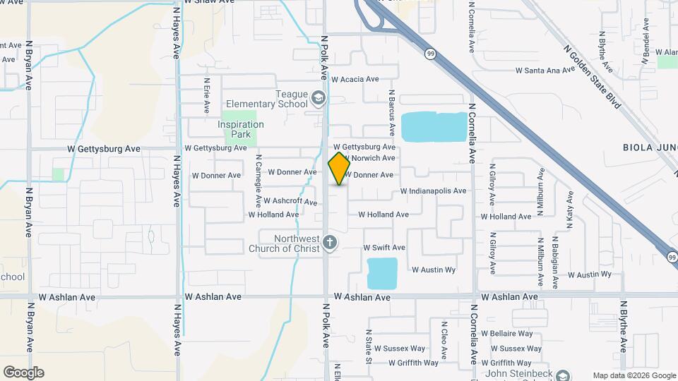 5460 W Ashcroft Ave Map and Location Details