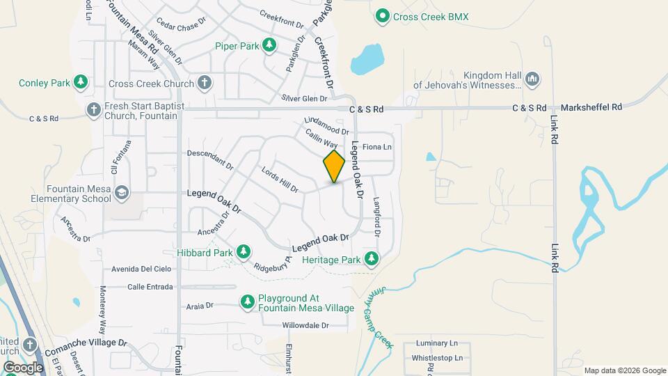 1045 Lords Hill Dr Mapa y Detalles de la Ubicación