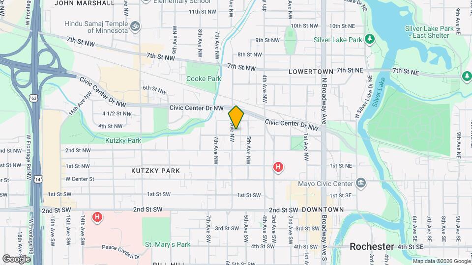 547 3rd St NW Map and Location Details