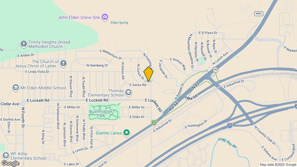 3394 E Swiss Rd Map and Location Details