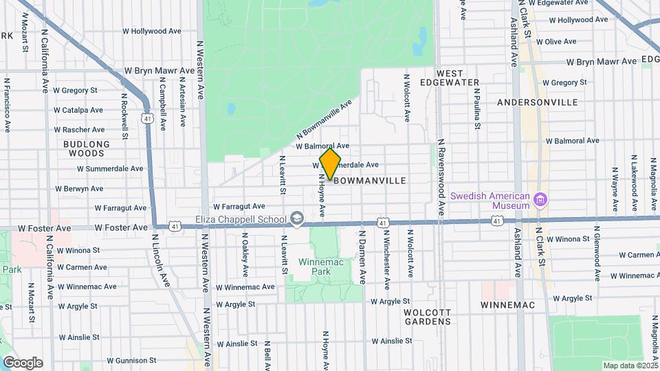 2043 W Berwyn Ave Map and Location Details