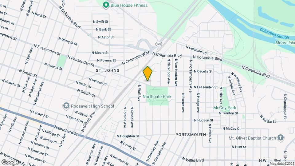 5941 N Fessenden St Map and Location Details