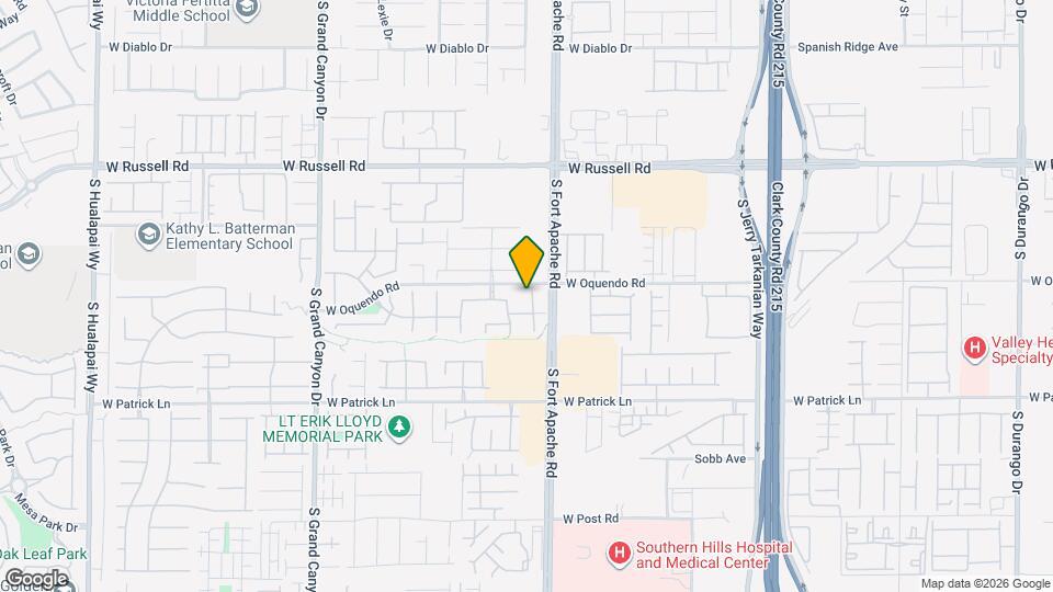 5923 Poplar Tree St Map and Location Details