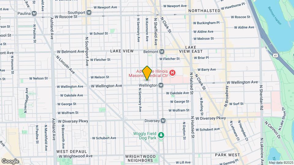 1034 W Wellington Ave Mapa y Detalles de la Ubicación
