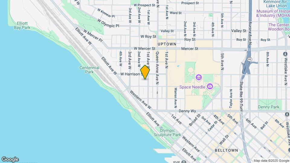 Uptown Queen Anne Mapa y Detalles de la Ubicación