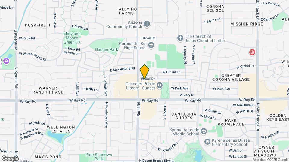 4923 W Gail Dr Mapa y Detalles de la Ubicación