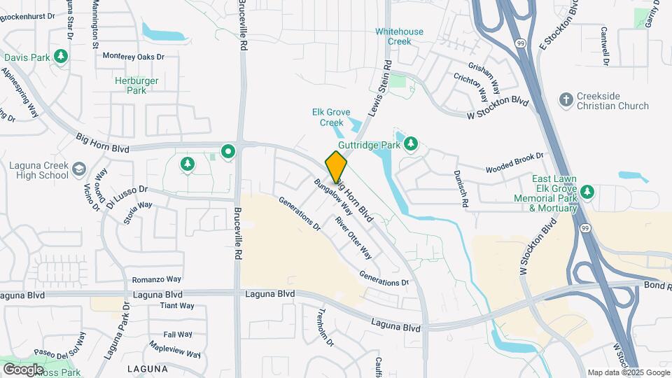 9091 Bungalow Way Map and Location Details