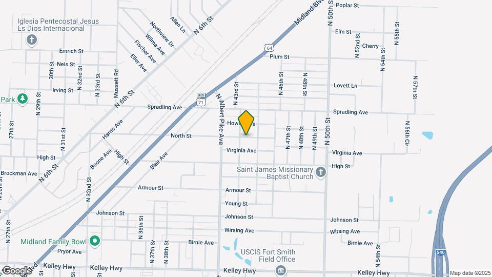 4300 North St Map and Location Details