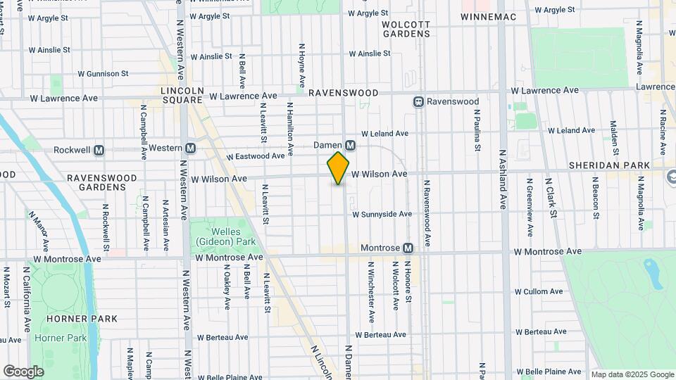 4538 N Damen Ave, Unit 000 Map and Location Details