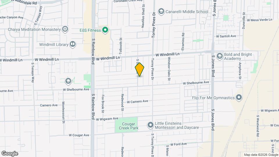 8252 S Sorrel St Map and Location Details