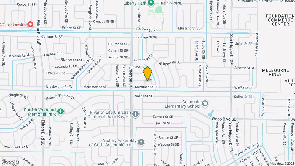 881 Hollahan Rd SE Map and Location Details