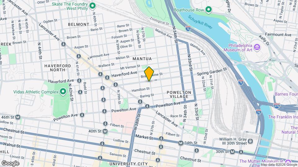 3702 Spring Garden St, Unit #3 Map and Location Details