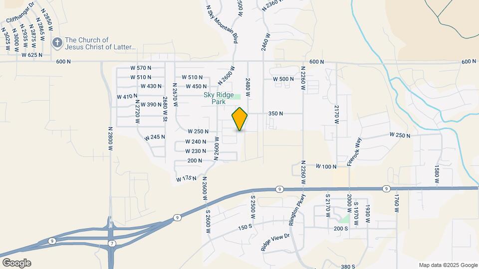 247 N 2530 W Map and Location Details