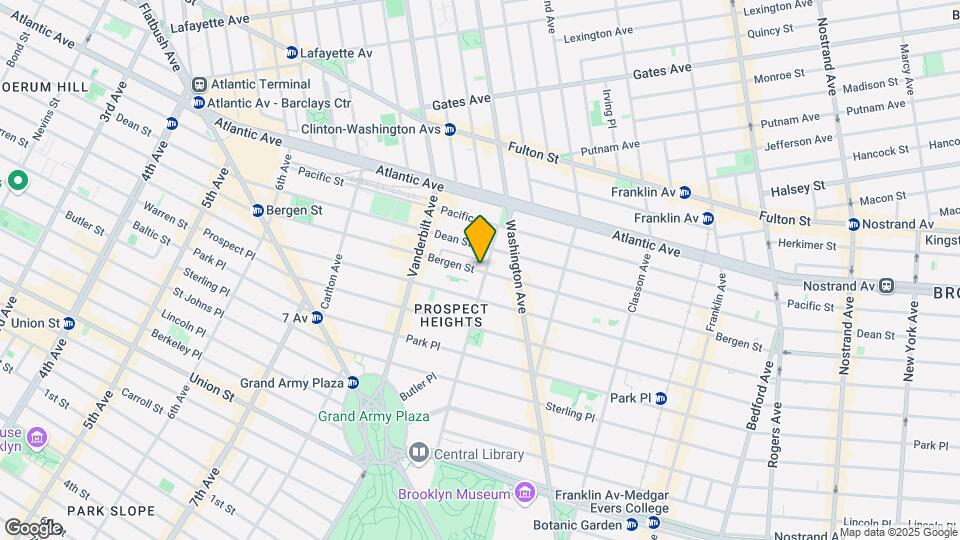 715 Bergen St Mapa y Detalles de la Ubicación