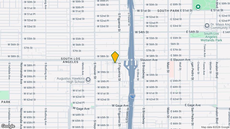 5842 Denver Ave Map and Location Details