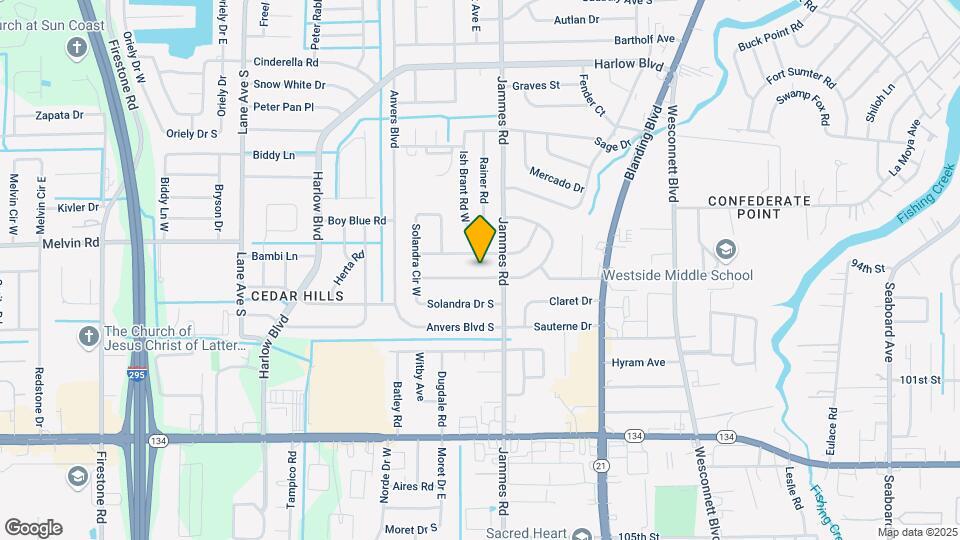 6429 Burgundy Rd S Map and Location Details
