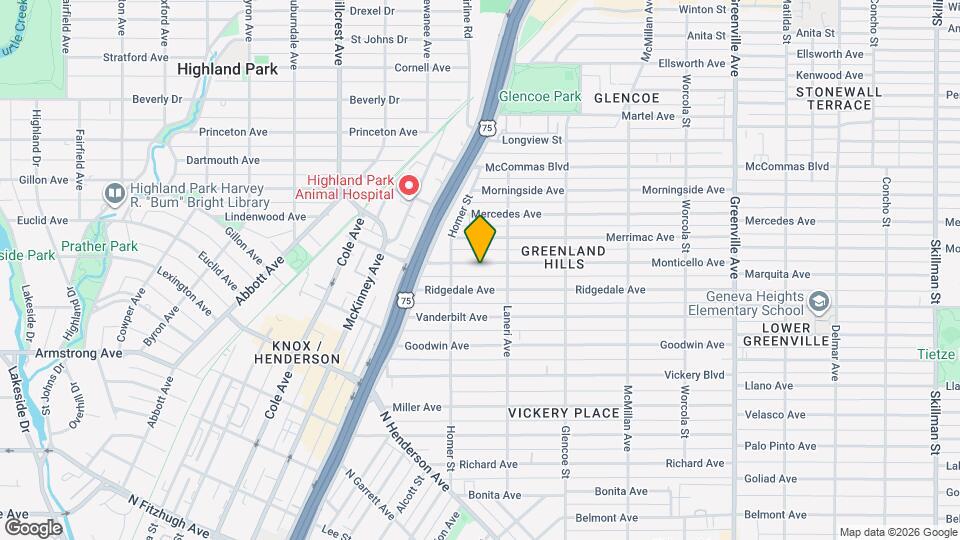 5230 Monticello Ave Map and Location Details