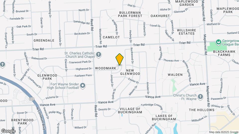 5138 Woodmark Dr Map and Location Details