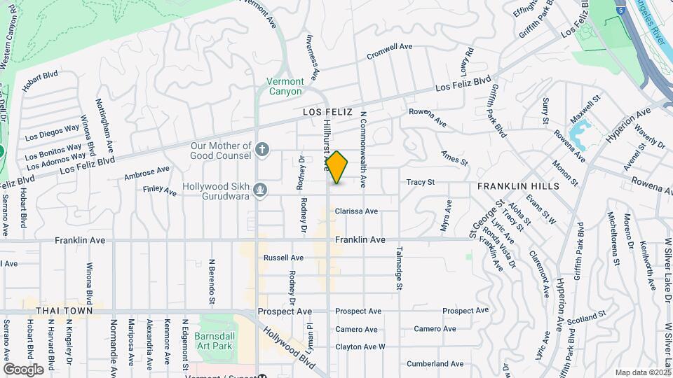 4447 Finley Ave Map and Location Details